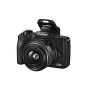 Canon EOS M50 Mark II Vlogging Kit (EF-M 15-45mm Lens, Tripod Grip, Stereo Microphone) (Black)