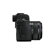 Canon EOS M50 Mark II Vlogging Kit (EF-M 15-45mm Lens, Tripod Grip, Stereo Microphone) (Black)