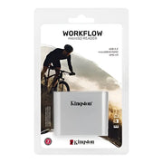 Kingston Workflow microSD Reader (WFS-SDC, USB 3.2 Gen 1 Dual-slot Micro SDHC/SDXC UHS-II)