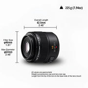 Panasonic Leica DG Macro-Elmarit 45mm F2.8 ASPH OIS (H-ES045)