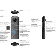 Ricoh Theta X 360 Camera (Metallic Gray)