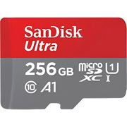 Sandisk microSDXC Ultra A1 (No Adapter) (256GB, SDSQUAC-256G-GN6MN)