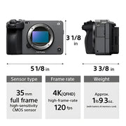 Sony FX3 Full-Frame Cinema Camera (ILME-FX3)